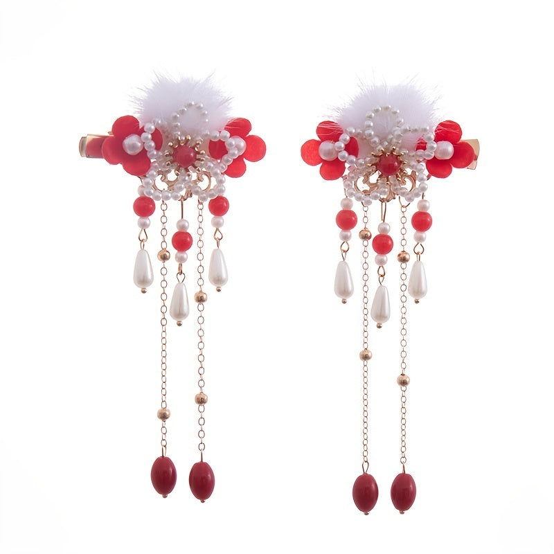 Vintage Metal Hair Comb Cheongsam Hair Accessories For Women