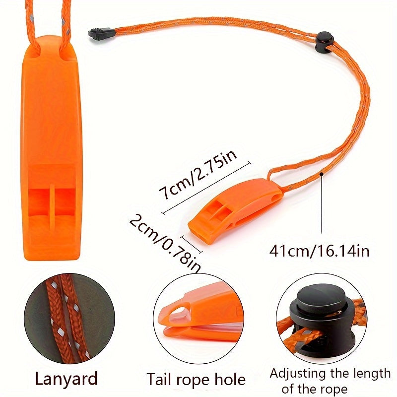 Outdoor Emergency Survival Dual Frequency Whistle