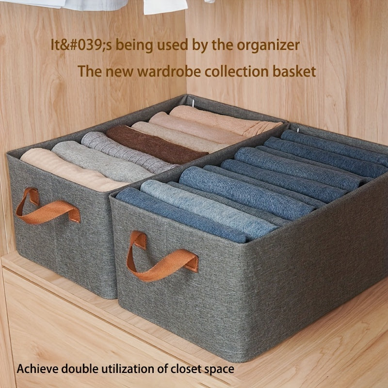 Fabric Storage Bins with Steel Frame - Closet Organizers