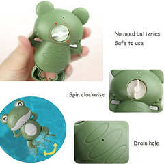 1pc Baby Frog Bath Toy for Kids Fun Shower Water Play Pool Tub Birthday Gift