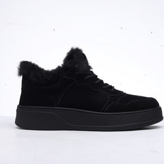 Women's Faux Fur Lining Winter Skate Shoes
