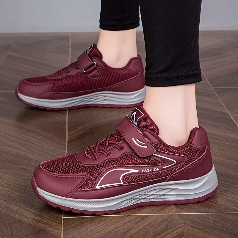 Women's Mesh Sports Shoes Breathable Low Top Running Sneakers