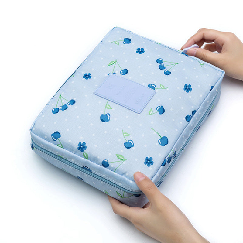 Waterproof Travel Toiletry Bag Large Zipper Makeup Organizer