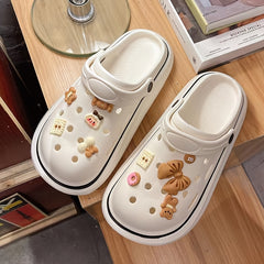 Women's Cartoon Clogs Hollow Out Non slip Slippers