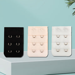 5pcs 2 Hooks Bra Strap Extenders Adjustable Band Buckle Women's Lingerie