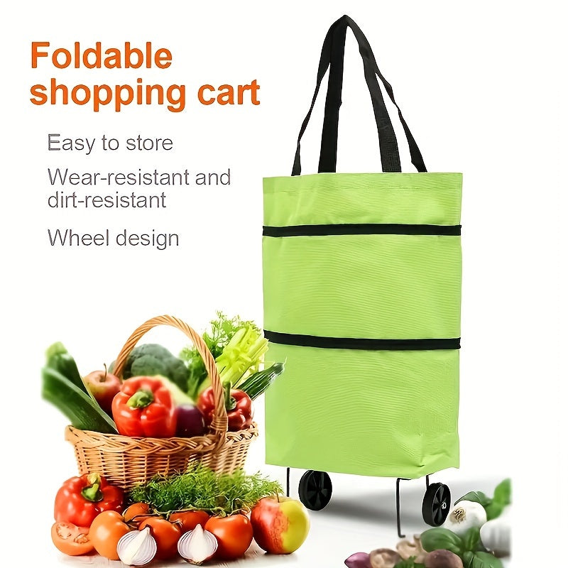 Grocery Cart Wheel Bag for Easy Shopping