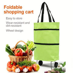 Grocery Cart Wheel Bag for Easy Shopping