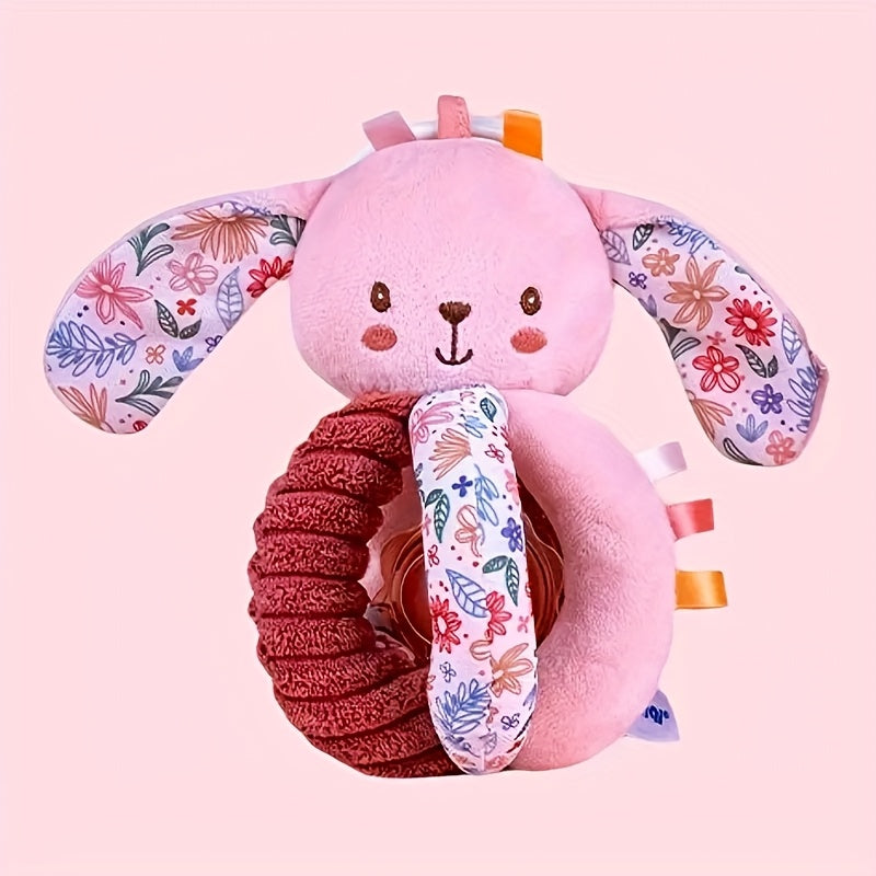 Plush Rabbit & Elephant Baby Grasping Toys