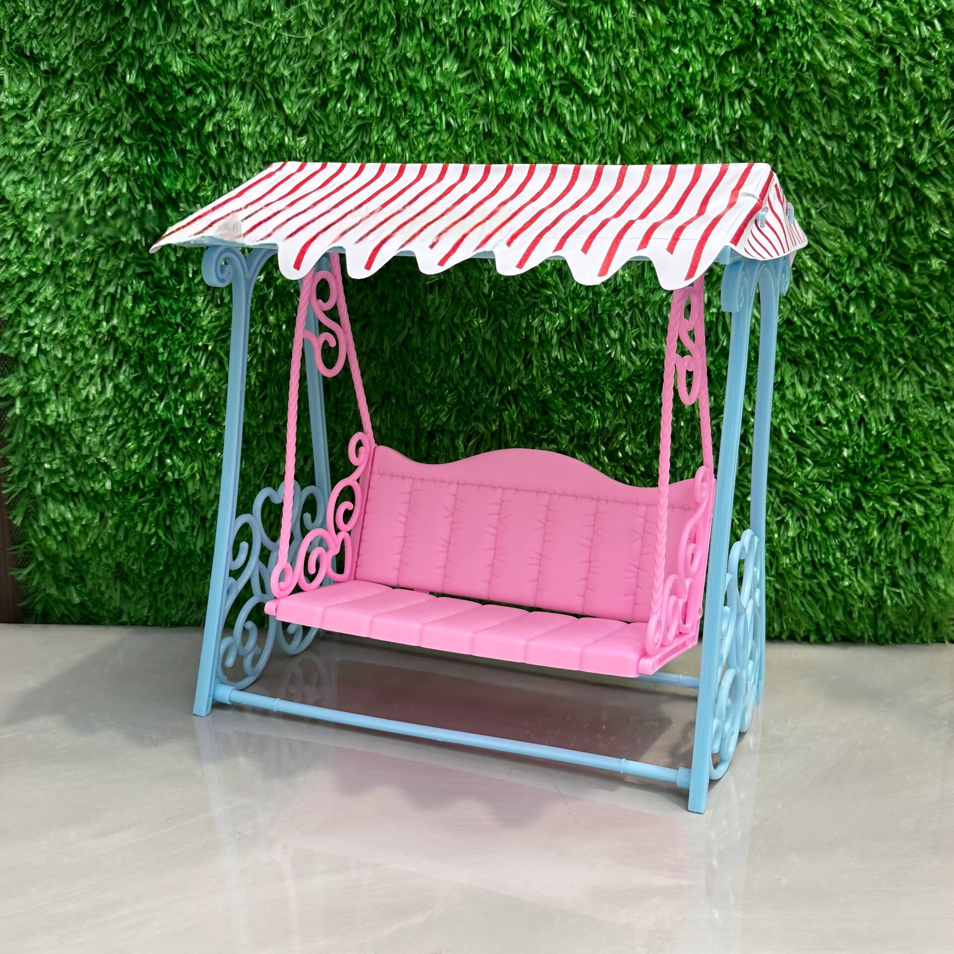 Colorful Playhouse Swing Chair & Beach Rocking Chair with Canopy