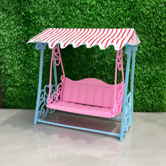 Colorful Playhouse Swing Chair & Beach Rocking Chair with Canopy