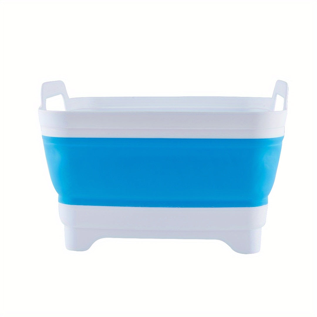 Plastic Folding Sink with Water Plug Household Fruit Vegetable Washing Sink
