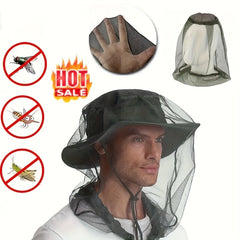 Outdoor Fishing Hat with Mosquito, Sun, and Bee Protection