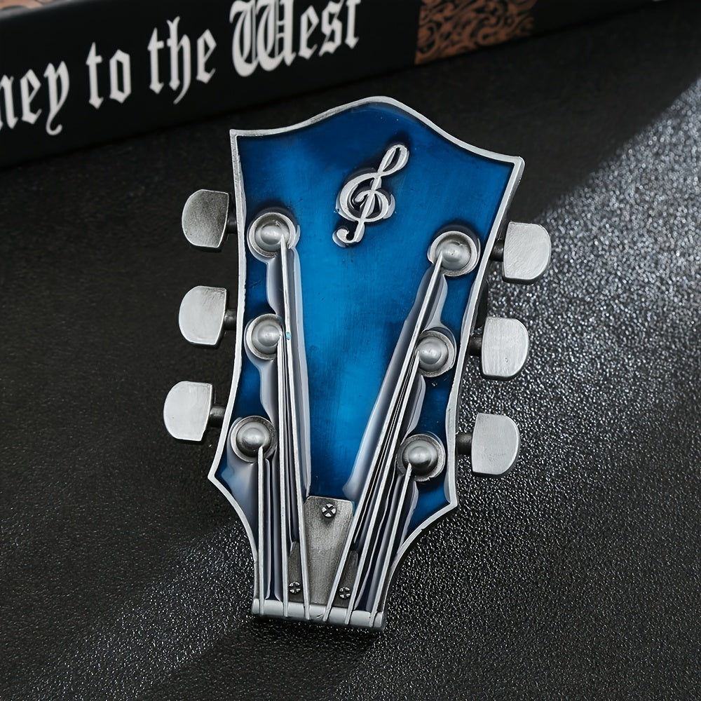Guitar Music Headstock Belt Buckle For Men