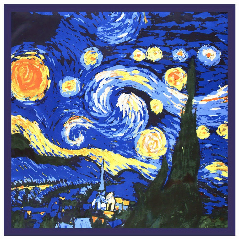THE STARRY NIGHT Silk Tube Top Bandana