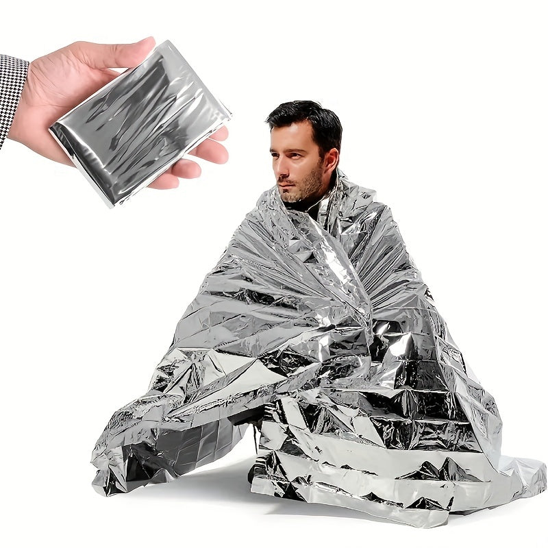 5pcs Emergency Warm Waterproof Blanket - Outdoor First Aid Thermal Blanket