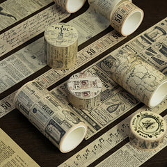 Washi Alphabet Map Tape for DIY Crafts Gift Wrapping