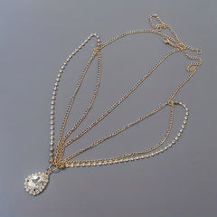 Crystal Head Piece Princess Style Headdress Rhinestone Hair Ornament