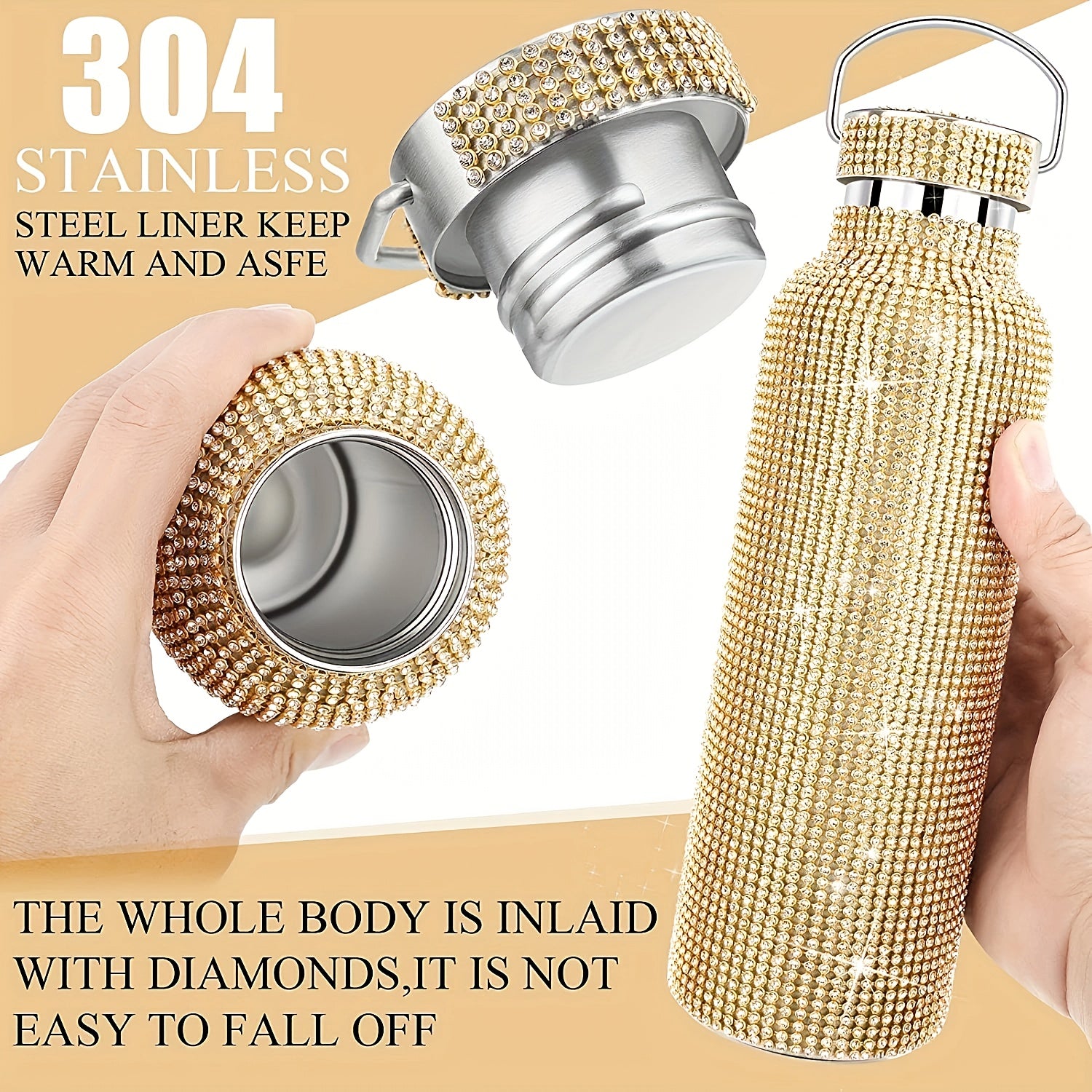 500ML Stainless Steel Vacuum Water Bottle - Perfect Gift