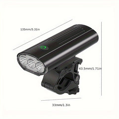 Bright Bicycle Headlight USB Charging