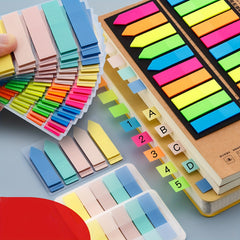 200pc Sticky Notes Index Label Stickers Transparent Marking Marker Stickers