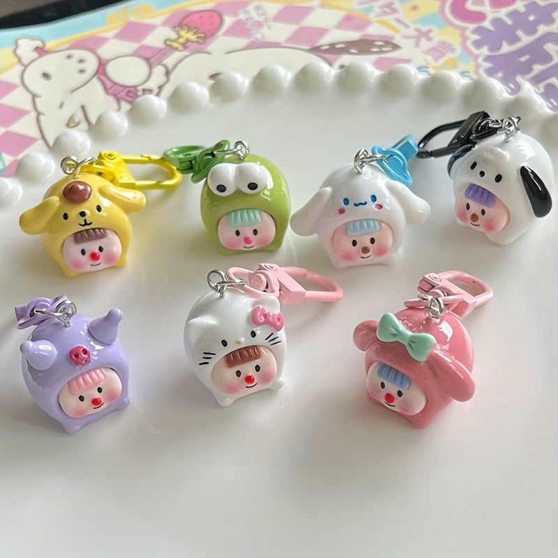Cartoon Doll Keychain Bag Backpack Pendant Ornament