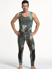 Men's 3mm Neoprene Diving Suit Anti Jellyfish Warm Wetsuit