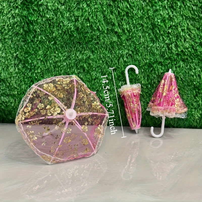 Mini Lace Umbrella Toy for Ancient Costume Photography Props