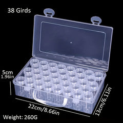 Plastic Storage Box for Beads and Nail Art Accessories