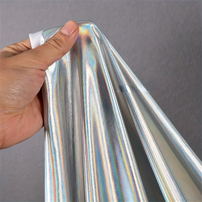 Colorful Graduation Elastic Glare Fabric