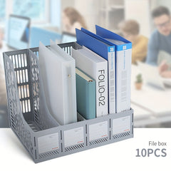 10pcs Desk Organizer File Holder Office Stationery Organizer