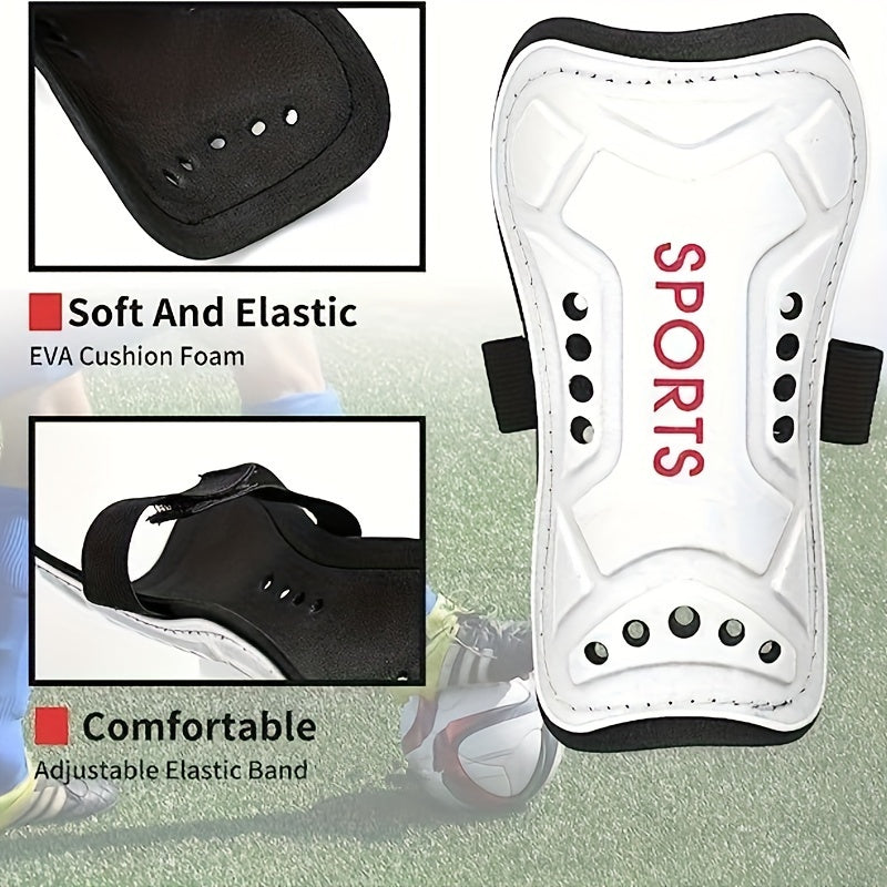 Lightweight Soccer Shin Guards for Football Games - Breathable Shin Pads
