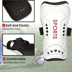 Lightweight Soccer Shin Guards for Football Games - Breathable Shin Pads