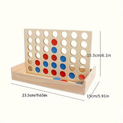 Wooden 10 16 Cm A Row Board Games Line Up 4 Connect Games For Travel