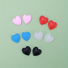 5 Pairs Heart Glasses Ear Grip Silicone Anti Slip Temple Tips