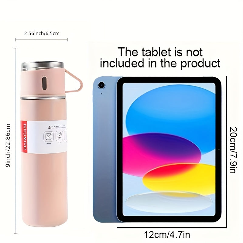 16pc 500ml Stainless Steel Coffee Cups Set - Hot Cold Beverage Bottle