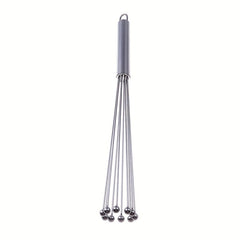 Stainless Steel Ball Whisk Handheld Egg Beater Sauce Stirrer Blender
