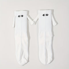 Creative Funny Socks with Magnetic Hand Dolls