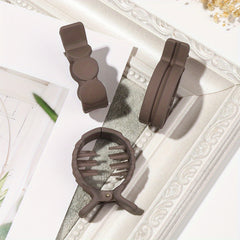 Matte Hair Claw Set Girls Hair Accessories