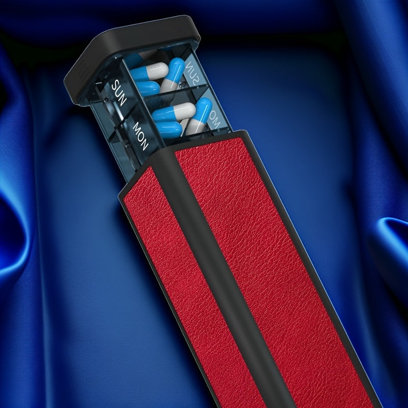 7-Week Pill Box with Large Capacity, Easy Dosage Control
