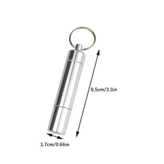 Men's Stainless Steel Gray Waterproof Cigarette Case
