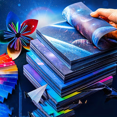Double Sided Starry Square Origami Paper DIY Art Material