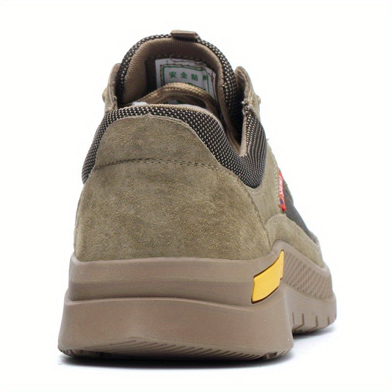 Men's Steel Toe Anti-Smashing Work Safety Shoes