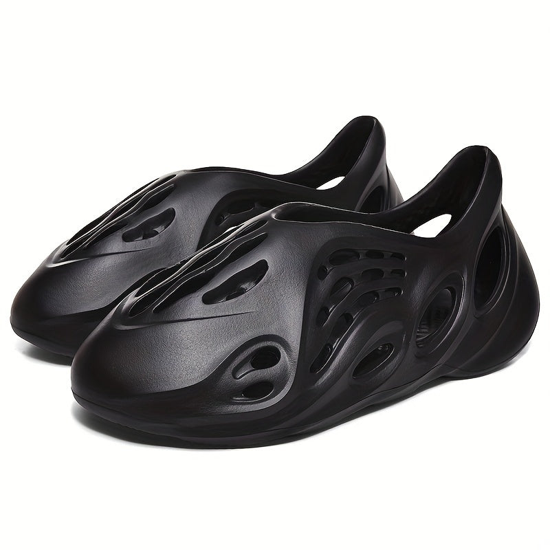 Hollow Out Closed Toe Foam Clogs Slippers Non Slip Beach Sandals