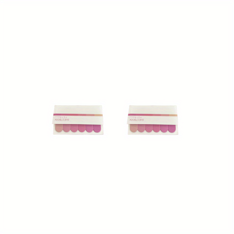 2pcs Colorful Gradient Sticky Notes Office Memo Notepad  N Sticky Notes Book