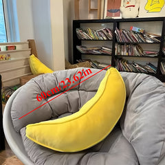 62in Banana Throw Pillow Doll Soft Bag