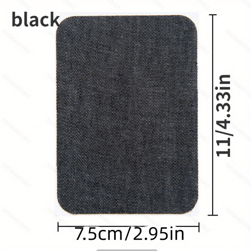 5pcs Back Adhesive Patches for Men - Iron On Patches for Clothes Jeans Jackets