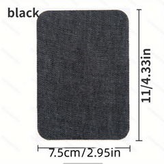 5pcs Back Adhesive Patches for Men - Iron On Patches for Clothes Jeans Jackets