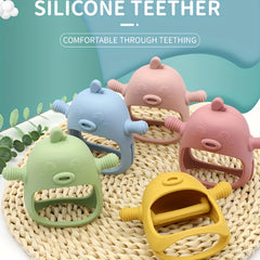 Silicone Baby Teething Gloves, BPA Free, Pain Relief Chewing Toy