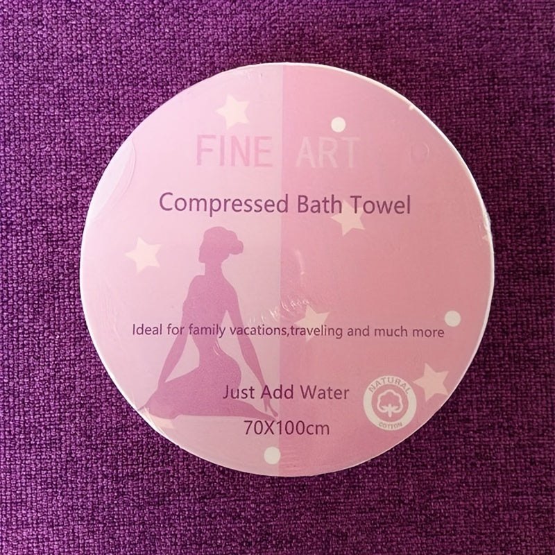 1pc Disposable Compressed Towel for Travel Hiking Camping