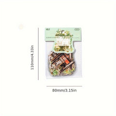 30pcs Coffee Collage Story Series Journal Sticker Pack Retro Afternoon Tea